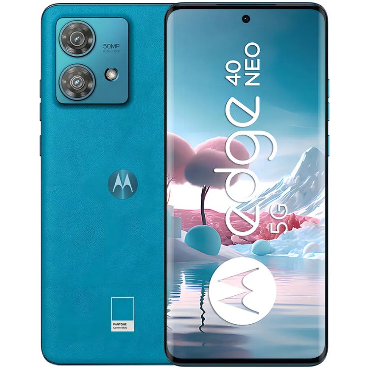 Imagem do Smartphone Motorola Edge 40 Neo Cor Caneel bay
