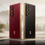 Samsung W26 chega à China com acabamento dourado e conexão via satélite